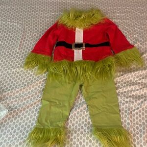 Festive Red and Green Kids Costume